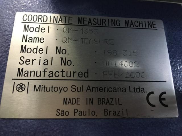ミツトヨ QM-M353 三次元測定機 の画像 8枚目
