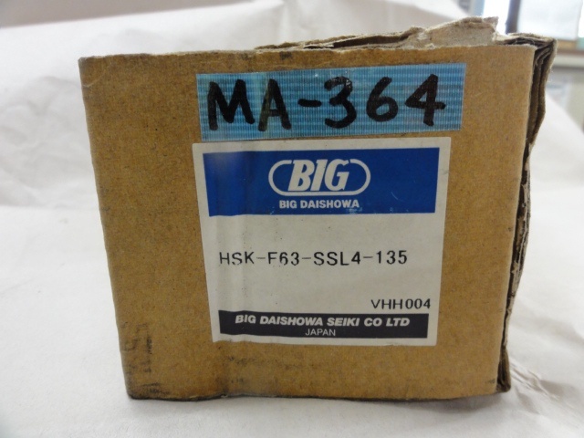 大昭和精機 BIG HSK-F63-SSL4-135 HSK Image 2