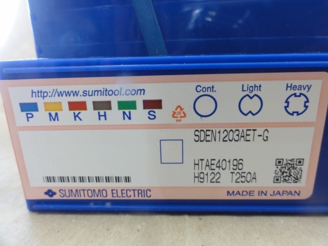 Sumitomo Electric Industries SDEN1203AET-G Insert Chip Image 3