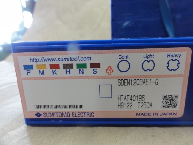Sumitomo Electric Industries SDEN1203AET-G Insert Chip Image 3