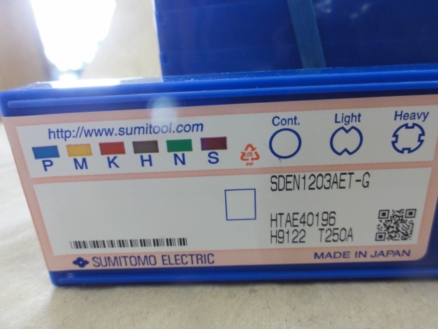 Sumitomo Electric Industries SDEN1203AET-G Insert Chip Image 3