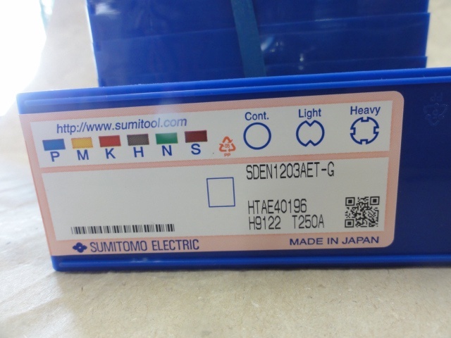 Sumitomo Electric Industries SDEN1203AET-G Insert Chip Image 3