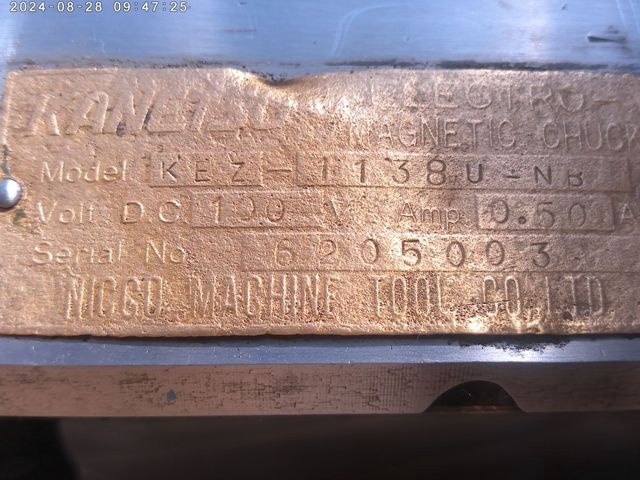KANETSU KEZ-1138U-NB Magnet Chuck Image 7