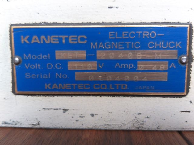 カネツー KET-2040B-M マグネットチャック の画像 6枚目