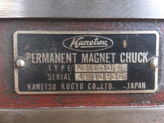 KANETSU KMT-1025 Magnet Chuck Image 6