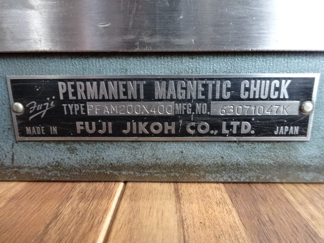 FUJI JIKOH PFAM200X400 Magnet Chuck Image 4