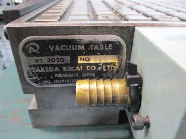 TAKEDA MACHINE TOOLS VT-3020 Vacuum chuck Image 4