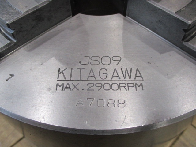 北川鉄工所 JS09 旋盤チャック の画像 5枚目
