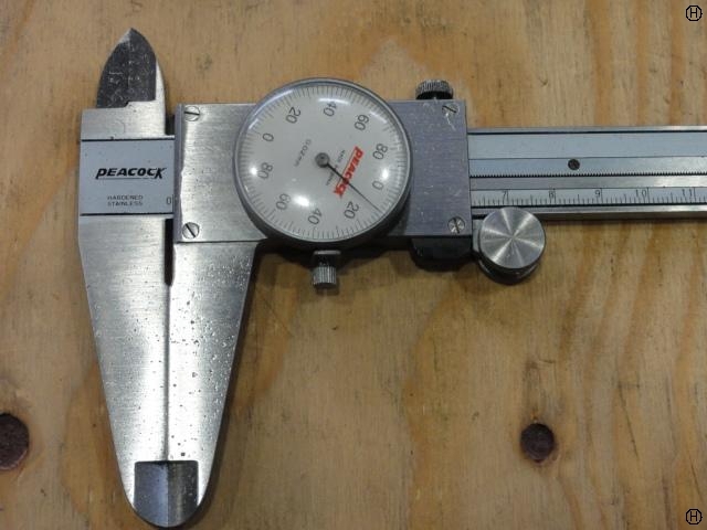 尾崎製作所 PEACOCK VM-200 ノギス の画像 2枚目