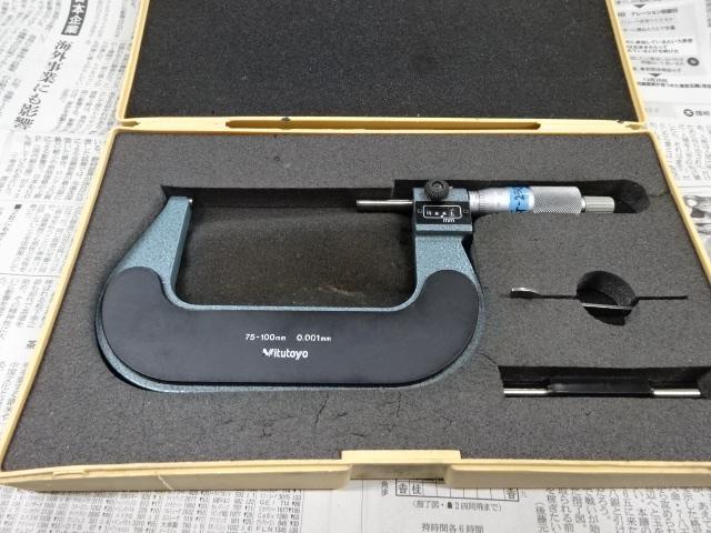 ミツトヨ M820-100 マイクロメーター（外側） の画像 1枚目