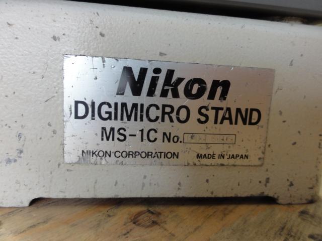 ニコン MS-1C スタンド・ステージ、測定工具 の画像 5枚目