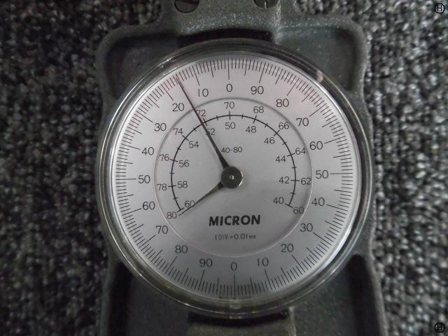 MICRON M-80 ダイヤル・インジケーター の画像 2枚目