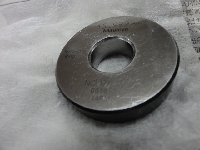 ミツトヨ 15.999mm リング の画像 2枚目