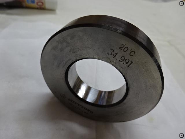 ミツトヨ 34.991 リング の画像 2枚目