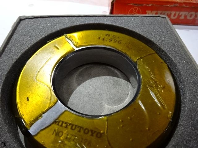 ミツトヨ 44.996 リング の画像 1枚目
