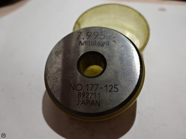 ミツトヨ 7.995 リング の画像 1枚目