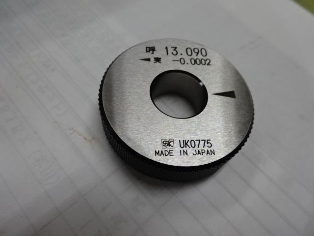 新潟精機 SK 13.09 リング の画像 1枚目