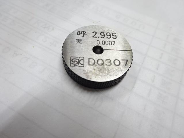新潟精機 SK 2.995 リング の画像 1枚目