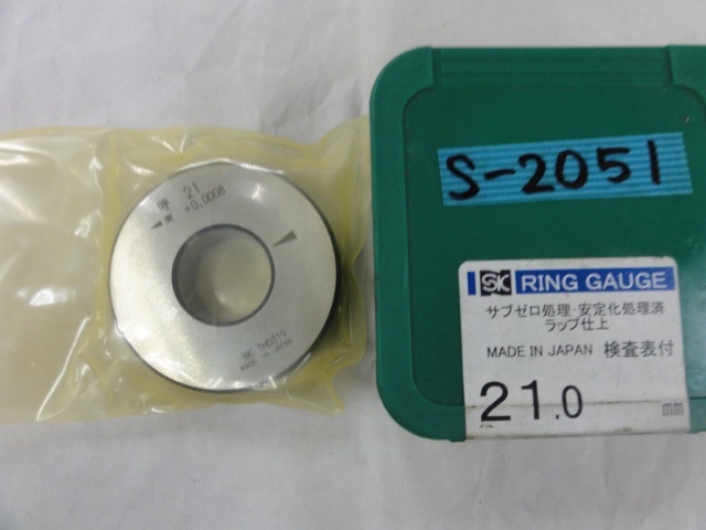 新潟精機 SK 21 リング の画像 1枚目