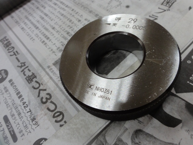新潟精機 SK 29 リング の画像 2枚目
