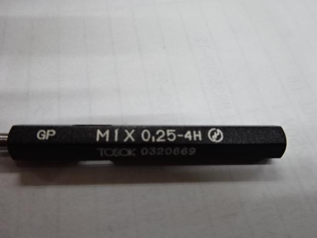 トーソク M1.0X0.25-4H ねじ・栓 の画像 1枚目