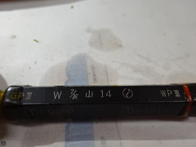 郷原精機 GSK W7/16 山14 ねじ・栓 の画像 4枚目