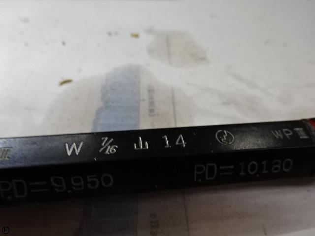 郷原精機 GSK W7/16 山14 ねじ・栓 の画像 4枚目