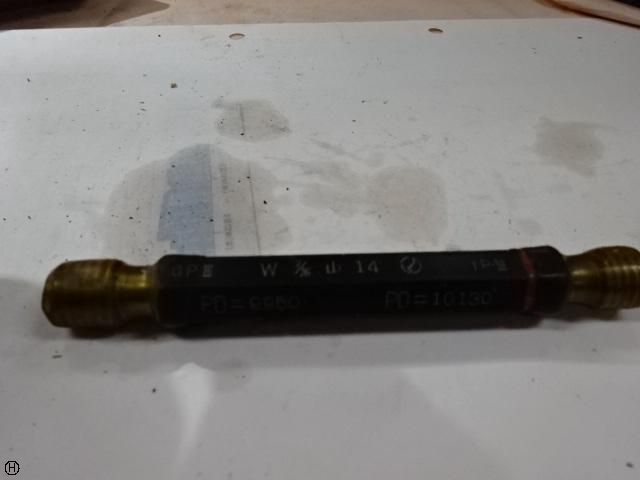 郷原精機 GSK W7/16 山14 ねじ・栓 の画像 1枚目