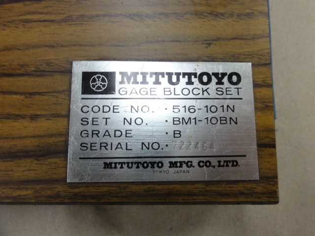 ミツトヨ BM1-10BN ブロック の画像 4枚目