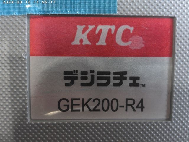 京都機械工具 GEK200-R4 トルク の画像 7枚目