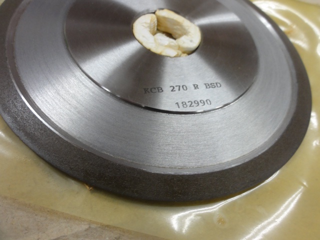片桐製作所 D150-T9-H32-W8-V15° 砥石ホイール・フランジ の画像 3枚目