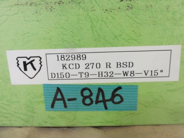 片桐製作所 D150-T9-H32-W8-V15° Grinding Wheel/Flange Image 5