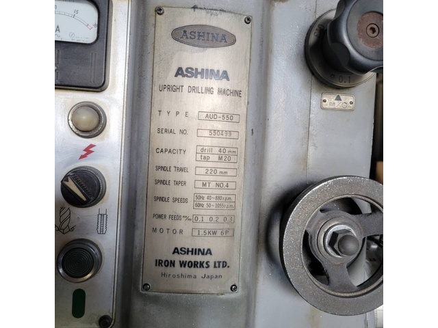 ASHINA IRON WORKS AUD-550 Drilling Machine Image 2