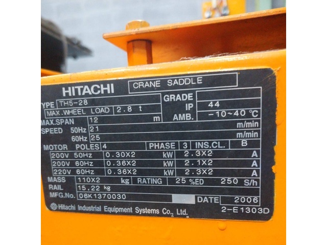 Hitachi Industrial Equipment Systems TH5-28 Crane Image 7