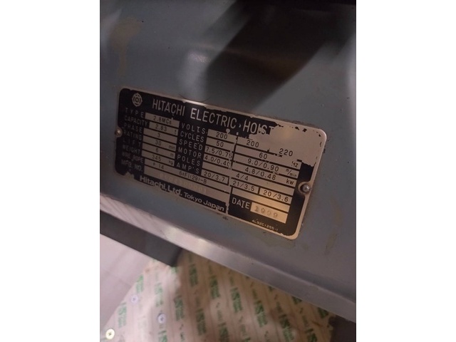 日立産機システム 2.8MC-T65 ホイスト の画像 5枚目