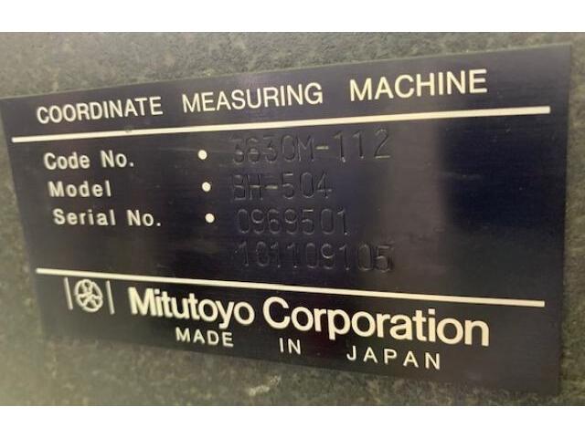 Mitutoyo BH-504 CMM Image 6