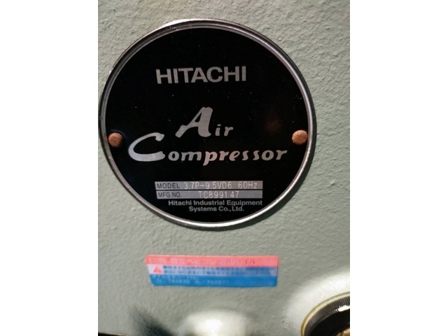 日立産機システム 3.7P-9.5VD6 コンプレッサー の画像 7枚目