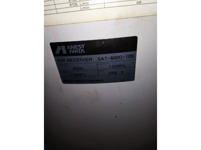 アネスト岩田 SAT-600C-100 コンプレッサー周辺・その他 の画像 8枚目