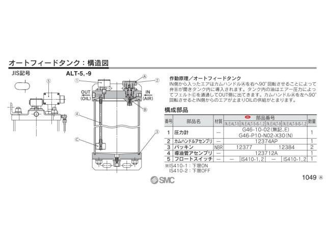 SMC ALT-5 コンプレッサー周辺・その他 の画像 8枚目