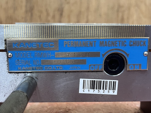 カネテック RMWH-713U ワークホルダ の画像 5枚目