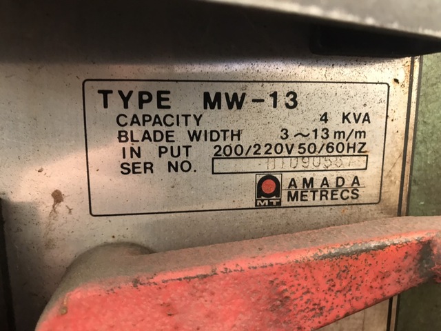 AMADA MW-13 Contour Machine Image 3