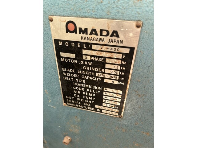 AMADA VA-400 Contour Machine Image 4