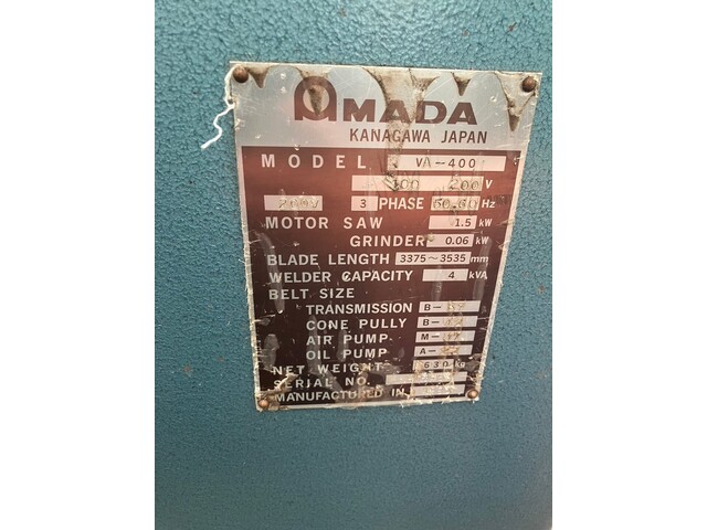 AMADA VA-400 Contour Machine Image 6