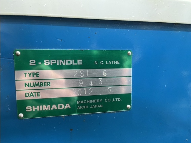 嶋田鉄工所 2SI-6 NC Lathe Image 8