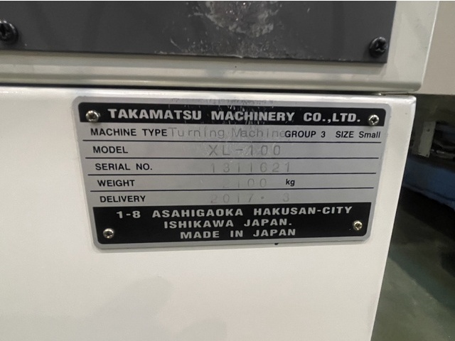 TAKAMAZ Machinery XL-100 NC Lathe Image 7