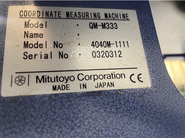 Mitutoyo QM-M333 CMM Image 8