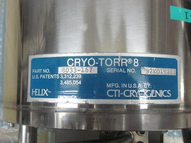CTI-Cryogenics CRYO-TORR 8 その他工具・機器周辺機器関連 の画像 2枚目