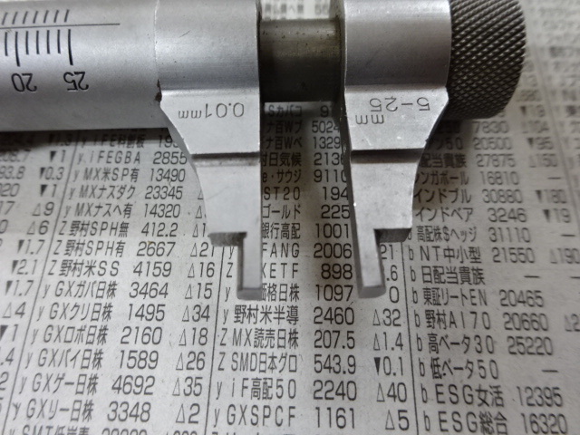日本精工 NSK 5~25 マイクロメーター（内側） の画像 4枚目