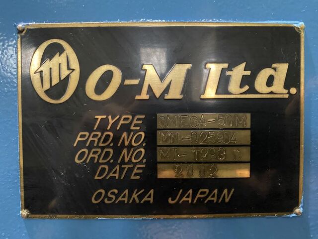 O-M OMEGA 50M NC Turning Center/Vertical Lathe Image 8
