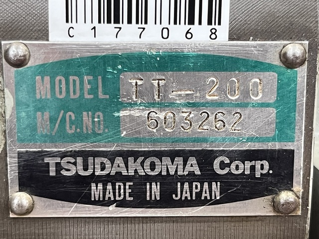 津田駒 TT-200 傾斜 の画像 7枚目